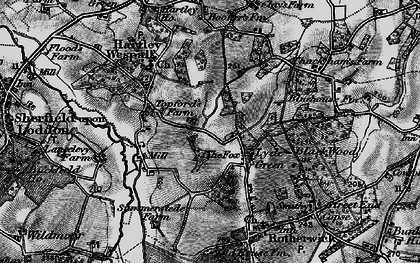 Old map of Lyde Green in 1895