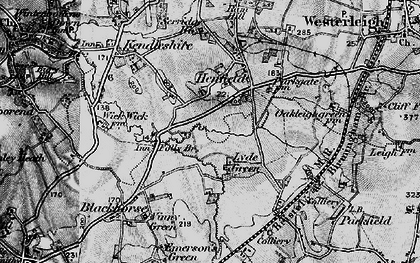 Old map of Lyde Green in 1898