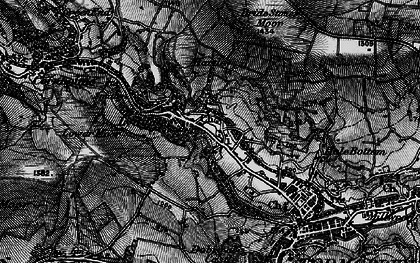 Old map of Todmorden Edge in 1896