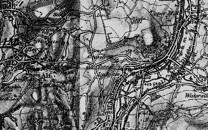 Old map of Lydgate in 1896