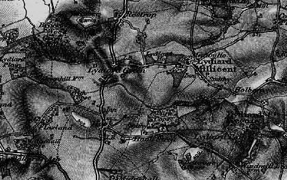 Old map of Lydiard Green in 1898