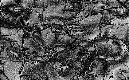 Old map of Lydiard Millicent in 1898