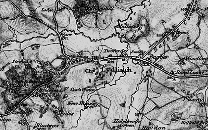 Old map of Brickles Wood in 1898
