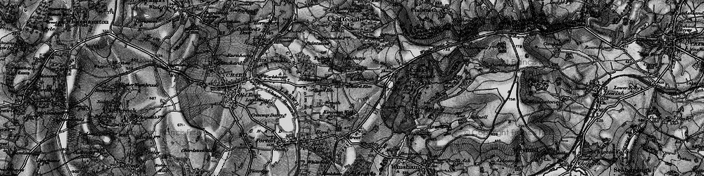 Old map of Avishays in 1898