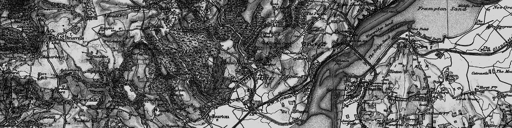 Old map of Lydney in 1897