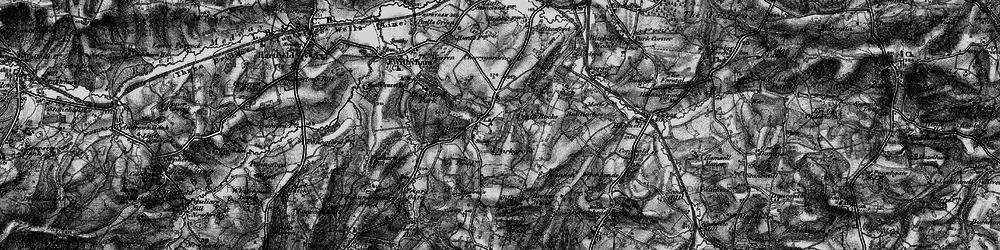 Old map of Lye Green in 1895