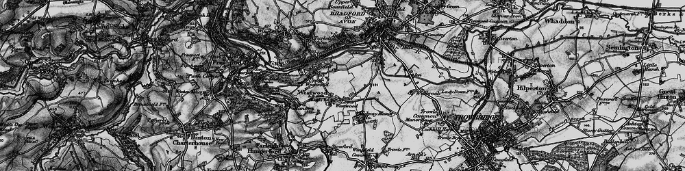 Old map of Lye Green in 1898