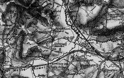 Old map of Blackham Court in 1895