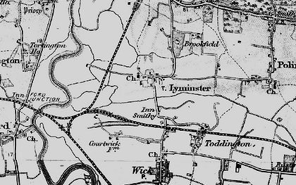 Old map of Lyminster in 1895