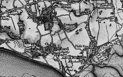 Old map of Lymore in 1895