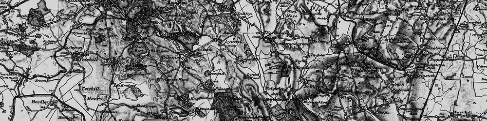 Old map of Lyneal Mill in 1897