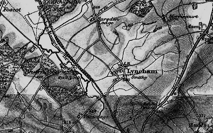 Old map of Lyneham in 1896