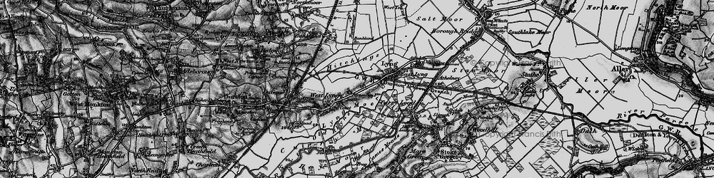 Old map of Bankland Br in 1898