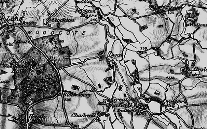 Old map of Stockton Moors in 1897