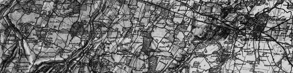 Old map of Bogle in 1895