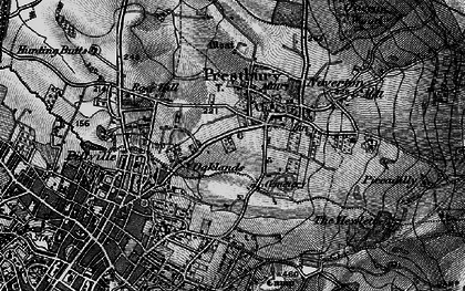 Old map of Lynworth in 1896