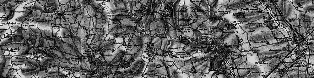 Old map of Lyons Hall in 1896