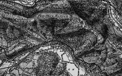 Old map of Machen in 1897