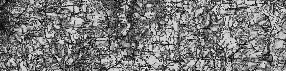 Old map of Lanelands in 1895
