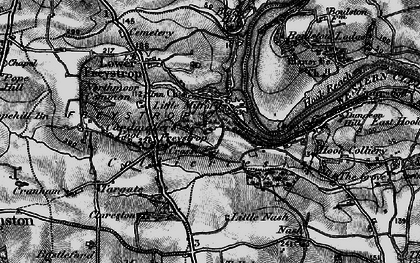 Old map of Maddox Moor in 1898