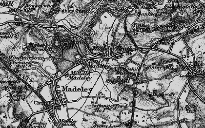 Old map of Madeley Heath in 1897