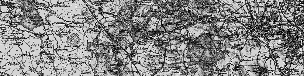 Old map of Madeley Heath in 1897
