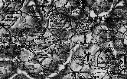 Old map of Madeley Heath in 1899
