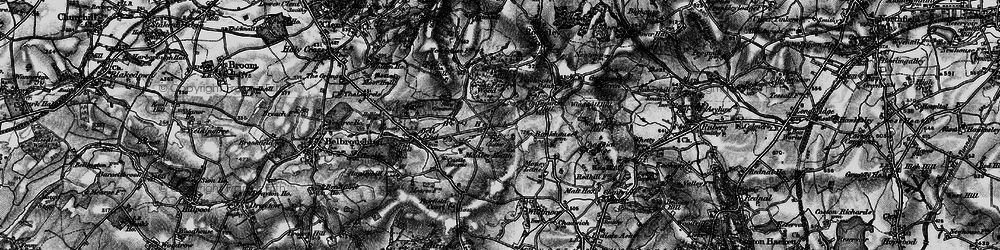 Old map of Madeley Heath in 1899