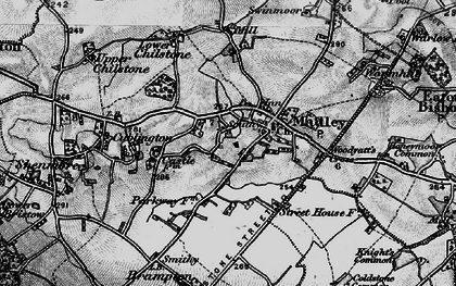 Old map of Madley in 1898
