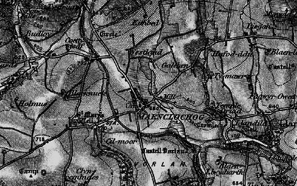 Old map of Maenclochog in 1898
