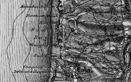 Old map of Northcott Mouth in 1896