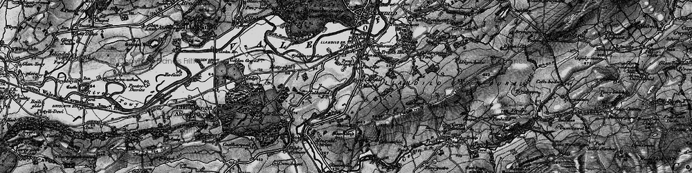 Old map of Maerdy in 1898