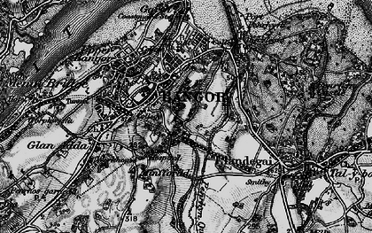 Old map of Maesgeirchen in 1899