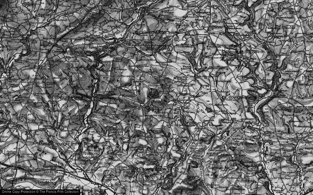 Old Map of Maesgwynne, 1898 in 1898