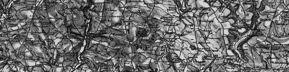 Old map of Maesgwynne in 1898