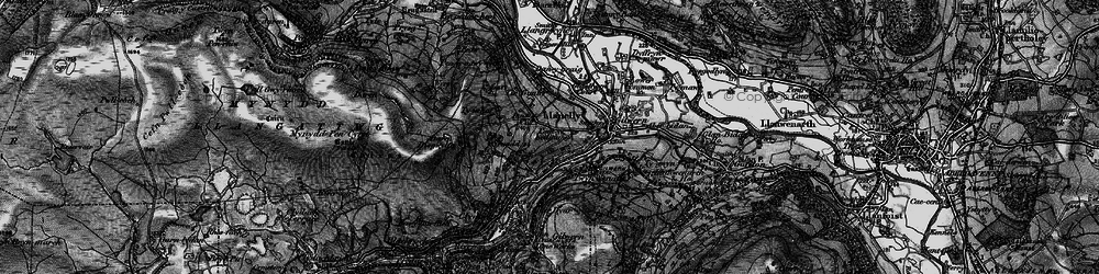Old map of Maesygwartha in 1897