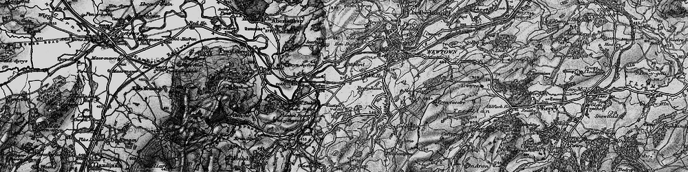 Old map of Maesyrhandir in 1899