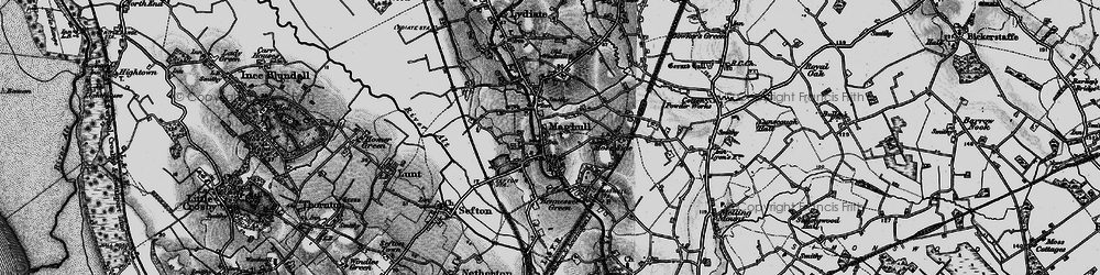 Old map of Maghull in 1896