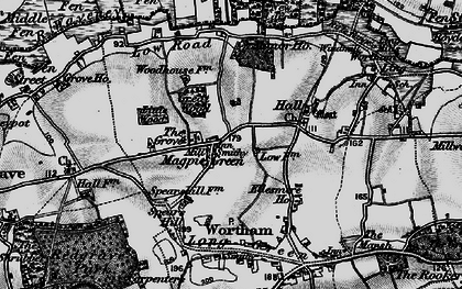 Old map of Magpie Green in 1898