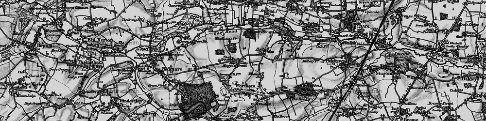 Old map of Magpie Green in 1898