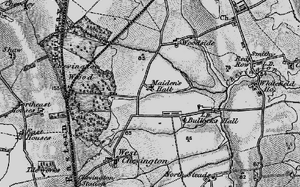 Old map of Maiden's Hall in 1897