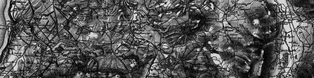 Old map of Mains in 1897