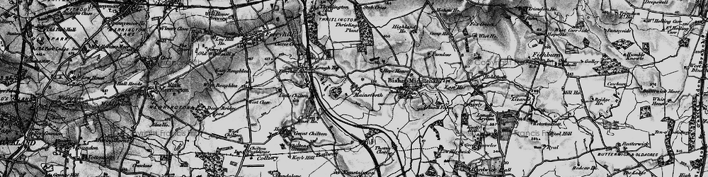 Old map of Mainsforth in 1898