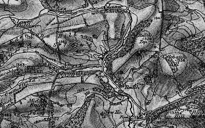 Old map of Reilth Top in 1899