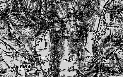 Old map of Makeney in 1895