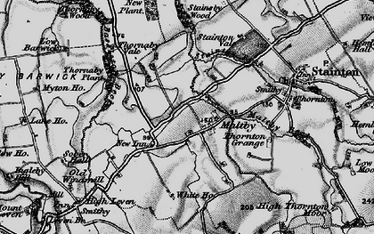 Old map of Maltby in 1898