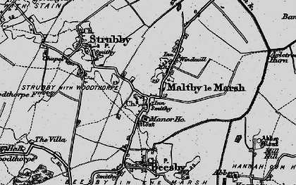 Old map of Maltby le Marsh in 1899