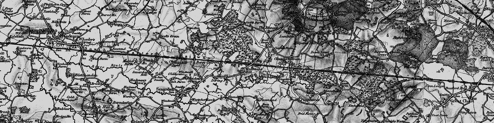 Old map of Maltman's Hill in 1895