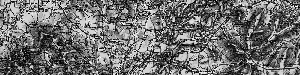 Old map of Mangerton in 1898