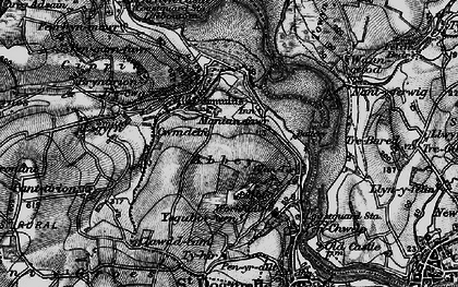 Old map of Poppit Sands in 1898